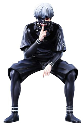 Zhongkaihua, Figurina di Kaneki Ken dell'anime, personaggio seduto del manga, modellino da 11 cm, da collezione, ideale come decorazione per desktop o come regalo per i fan