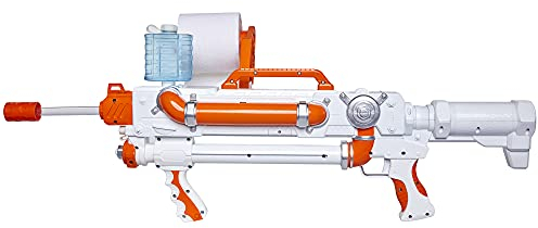 Jakks 150304 - Toilet Paper Blaster Sheet Storm, verwandelt Klopapier in Papierkügelchen zum Schießen, Reichweite bis zu 15 m, spaßiges Outdoor Game für Groß und Klein, ab 8 Jahre