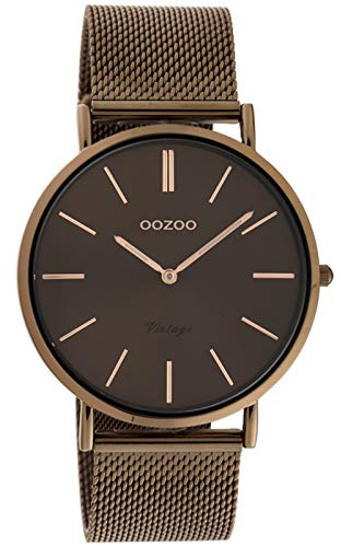 Oozoo Vintage Damenuhr mit Milanaiseband Brown Sugar 40 MM Braun C20004