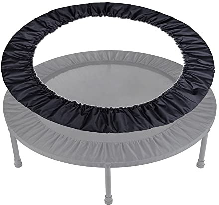APJJ Trampolin Randabdeckung 81-152cm, Indoor Erwachsene Fitness Umrandung, Wasserdichtes Oxford-Tuch ZubehöR Ersatzteile, Schwarz, 38in 96cm