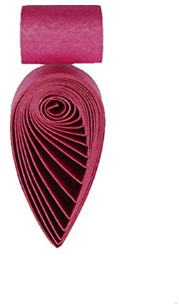 ODETOJOY Métallique Papier Quilling papier métallique 5mm bande de papier quilling blanche or bleu vert le noir -60 bandes, 54cmlongueur (Rose)