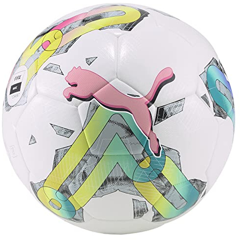 Puma Orbita 4 HYB (FIFA Basic), Match Balls Unisex, White-Multi Colour, 38