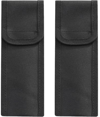 OQKAHIV Taschenmesser Tasche (2 Stück) - Nylon-Messeretui für Klappmesser bis 13 cm Länge, perfekt für Outdoor-Aktivitäten, optimaler Schutz und einfaches Tragen
