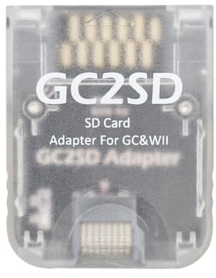 Laroal GC2SD TF-kortläsare Minneskortadapter GC2SD sd-kortläsare för NGCWII