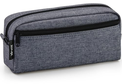 meskbinf Pencil Case, Stationery Storage Pouch for School and Office (Grey)