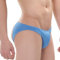Tenue Latex pour Homme Hommes Slips révélant Les Fesses Double Tongs sous vêtements en Coton Pantalon De Sommeil Flanelle(Bleu,M)