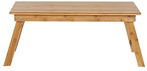 Bambu laptopbricka med vikbara ben japansk stil frukostbrickor för säng och soffa stor storlek XXL laptopstativ
