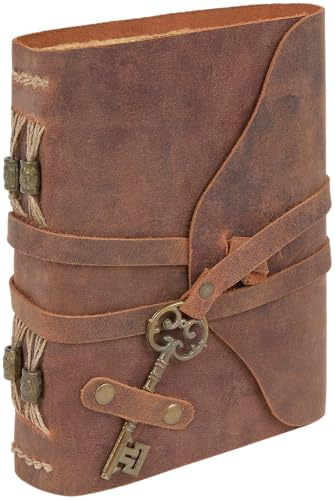 GlobeeCraft Vintage röd läderjournal 21 x 17 cm elegant läder anteckningsbok för skrivning handgjord resebok läder vuxen vintage anteckningsbok idealisk för journaling