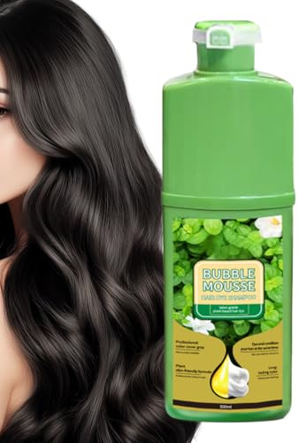 Tinta Per Capelli Schiuma | 500 ml Tinta Effetto Bolle Formula Vegetale - Resistente Per Uomo Donna Home Viaggio