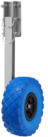 whsiodj Inflatable Boat Trailer Wheel 150kg Heavy Duty Capacity Stainless Steel Frame Universal for for inflatable boats, kayaks, rubber boats,Transom Wheels Inflatable Boat Launching Wheel