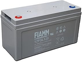 Batteria Fiamm 12FGL120 Ermetica 12v 120ah al Piombo agm Per fotovoltaico camper Solare Nautica Veicoli Elettrici Long Lifie lunga durata 10 Anni Round M6