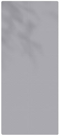 Pliage Voyage Tapis de Yoga Extra Portable Comfort RéSistant DéChirure Tapis de Pilates Haute Densité AntidéRapant Tapis de Gymnastique pour Maison AéRobic Perte Poids(Gray)