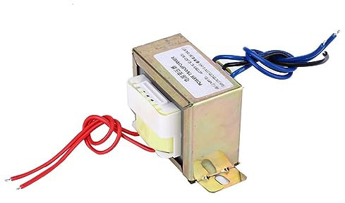 Effekttransformator 50W, 18V AC till Dual 18V AC för Förstärkare och Förförstärkare, Isolerad 2.1-Kanalstransformator för Rena Ljudkort och DIY Ljudprojekt (94)