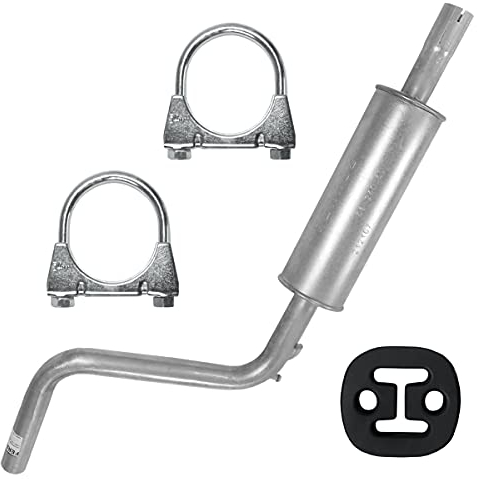 Adamot Mitteltopf Auspuff Mittelschalldämpfer für VW Caddy III 3 2K 1.6 2.0 SDI