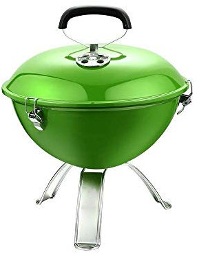 Bärbar Kolgrill Kolgrill Utegrill Utomhusgrillar Kontroll Rundgrill Uteplats Bakgård Camping Stål Matlagningsgaller Gå var som helst (Färg: C) little surprise