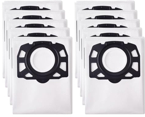 10 Bolsa para Aspiradora Karcher WD3 WD2 Plus KWD1 KWD2 KWD3 MV3 SE4001 SE4005 KFI357