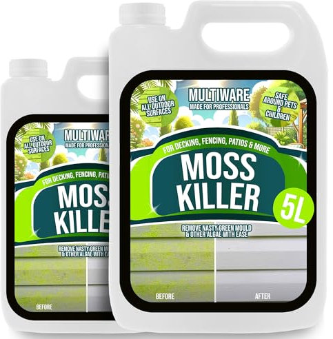MultiWare Patio Cleaner | Moss Killer For Paths And Drives | Algae Remover | Spray And Walk Away Patio Cleaner | Spray And Leave | Safe To Use With Pets | 5L Makes 20L (2)