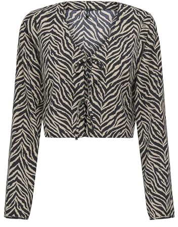 Onlnova Life Elite L/S Hailey slips topp, svart, S