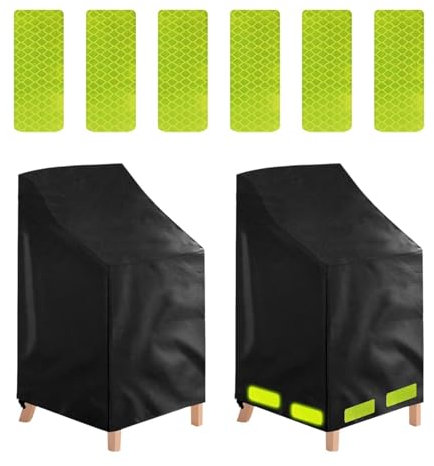 Copertura Oxford Telo Protettivo Impermeabile Sedie Impilabili da Esterno