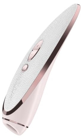 Satisfyer Luxury Prêt-À-Porter Succhia-Clitoride | Vibratore con Onde di Pressione e Vibrazione | Sex Toy per Donne | Sex Toys impermeabile (IPX7) | Ricaricabile via USB e controllabile tramite App