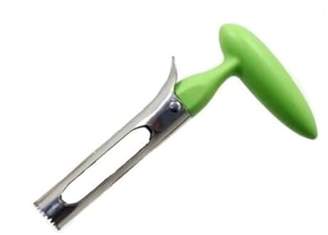 G LEVATORSOLI Leva TORSOLO per Mela E Pera in Acciaio con Manico in PLASTICA Verde