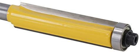 Zkenyao-Router Bit 8mm 1/2''(12.7mm) Shank Guide Template Bit Carbide Router Bit, Wood Flush Trimming Milling Cutter, 1pc, Use Safety Reliable (Cutting Edge Length : No.2 50.8mm)