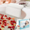 HOUT® Coussin Baignoire | Coussin de Bain Imperméable avec 7 Ventouses antidérapantes améliorées | Appuie Tête Spa & Salle de Bain | Oreiller de Baignoire de Luxe pour Jacuzzi, Baignoire et Spa
