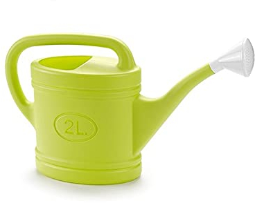 Acan Tradineur - Regadera de plástico 2 litros, 40 x 10,5 x 27,5 cm, Recipiente para regar Las Plantas, Cultivos, jardinería, Color Aleatorio