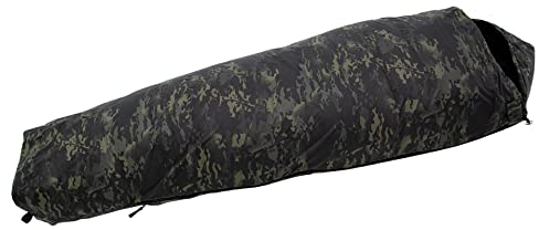 Carinthia Tropen 200 Schlafsack Leichter, atmungsaktiver Schlafsack für Erwachsene mit Moskito-Netz für Camping, Outdoor, Trekking, Backpacking; Multicam Black