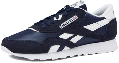Reebok Men's Classic Nylon Sneaker Navy/White