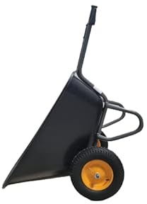 Schubkarre Futterkarre 293L Stallkarre 2 Rad KELBERG 400-8 4PR GRAU