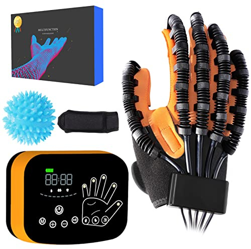 Reha-Roboter Abdeckung, Finger Handschuhe für die Hand Recovery, Finger Reha-Set für Gelähmte, Therapie Handschuhe für Schlaganfall und Hemiplegie Hände, Hand Exerciser für Krafttherapie.