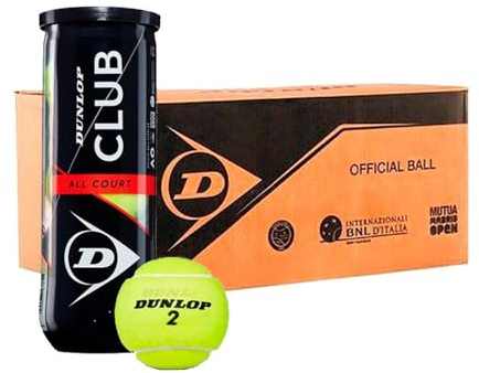 24 Botes Pelotas Tenis Club All Court Dunlop, 72 Pelotas