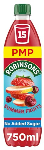 Robinsons Summer Fruits No Added Sugar Squash PMP 750ml