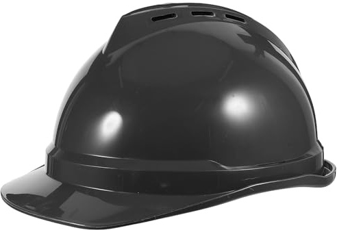 FUNOMOCYA Casco de Seguridad Abs Ajustable con Ventilación Protección Resistente y Transpirable para Trabajadores de Construcción y Electricistas Casco Industrial para Obras y Tejados Gris