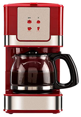 LTLWSH Macchina per Caffe, 0.6 L Macchina caffè Americano 550 Watts Filtro Riutilizzabile e Funzione di Manutenzione a Caldo Caffettiera