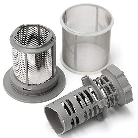 Spülmaschine Siebset für Siemens SE 427903, 3-teilig, Grau