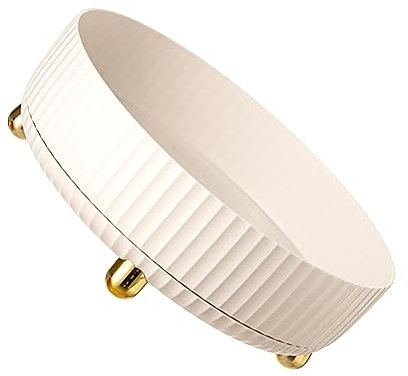 BESTonZON Estante Giratorio Para Especias Blanco Especiero De Cocina Fácil De Usar Organizador De Especias Para Encimera Para Cocina o Baño