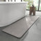 KAZOLEN rutschfeste Badematte Super Absorbierende Badezimmerteppich: dünn 40 x 120 cm Waschbar schnelltrocknende Badvorleger Duschvorleger für Dusche, Badewannen und Badezimmer, Toilette, grau