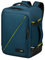 American Tourister Take2Cabin - Wizz Air/Vueling Kabinentasche 30 x 20 x 40 cm, 26.5 L, 0.60 kg, Handgepäck, Flugzeug Rucksack S/M Underseater, Blau (Harbor Blue)