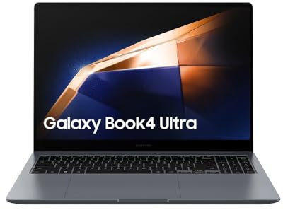 Samsung Galaxy Book4 Ultra, Ordenador Portátil Ultrafino 16 HDR, Táctil, Intel Core Ultra 7-155H, 16GB RAM, 1TB SSD, NVIDIA GeForce RTX 4050 (GDDR6), Windows 11 Home, Gris, Teclado QWERTY Español