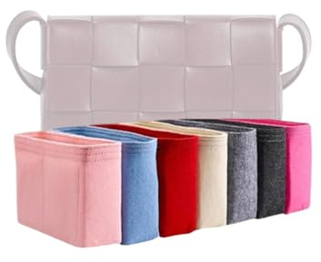 Xoppia - Borsa organizer compatibile con borse Bottega Veneta, inserto in feltro per borsa da donna (beige, stile A: esposizione)