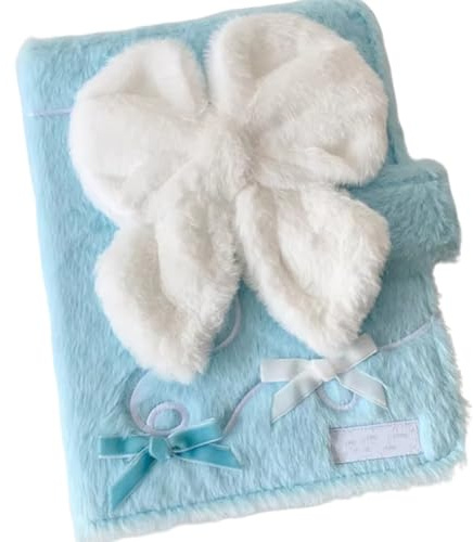 Bemvp Album Photo A5 Mignon, Classeur en Peluche pour Cartes Postales, Rangement De Cartes, Papeterie, Photos, Petits Objets