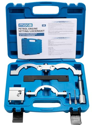 7 Pezzi Set di Strumenti di Bloccaggio della Fasatura del Motore,Attrezzi di Regolazione per albero a Camme Compatibile con Opel,Chevrolet,Vauxhall,Cruze per Motori 1.0L,1.2L,1.4L Turbo