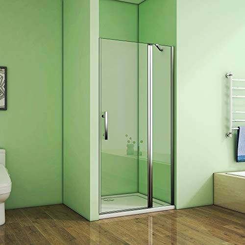 Duschabtrennung 90x195cm Duschtür Nischentür Duschwand 6mm NANO Sicherheitsglas