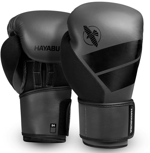 Hayabusa S4 Boxing Gloves for Men and Women - Charcoal, 16 oz