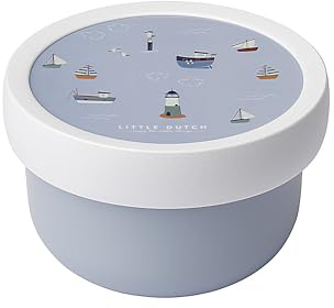 Mepal - Obstbox Campus Little Dutch - Snackbox für Kinder - Spülmaschinen- und mikrowellenfest - BPA-frei - 300 ml - Sailors Bay