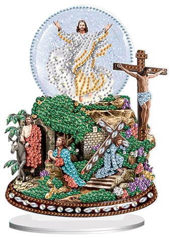 SHEGZHUC Diamond Painting Gesù Cristo Diamante Art - Pittura Ricamo Punto Croce - Ornamenti Tavolo Decorazione Regalo