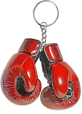 Générique Gants de boxe court - Acrylique Boxing Glove Pendant, Gants Pendre Keynchain | Car Fitness Ornemal pour une utilisation comme accessoire d'ornement de voitures ou décoration de sac à dos