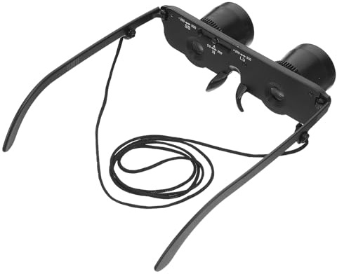 iplusmile Fishing Binoculars Telescope Magnification Adjustable Sightseeing Glasses for Bird Watching Lightweight Hands Theater Glasses Compact Travel Use
